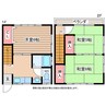 清伸コーポ 3Kの間取り