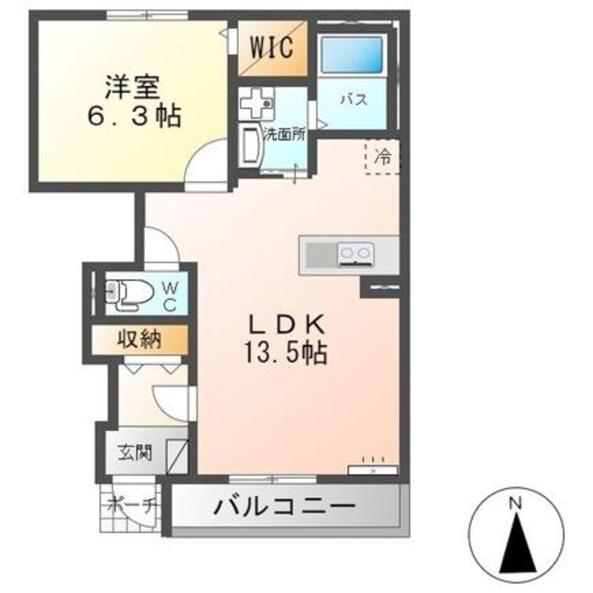 間取図 ベルフルールⅠ