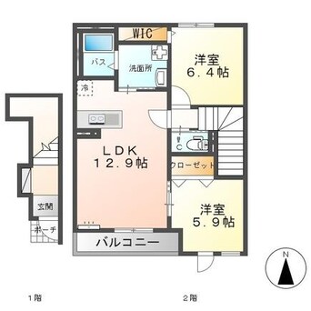 間取図 ベルフルールⅠ