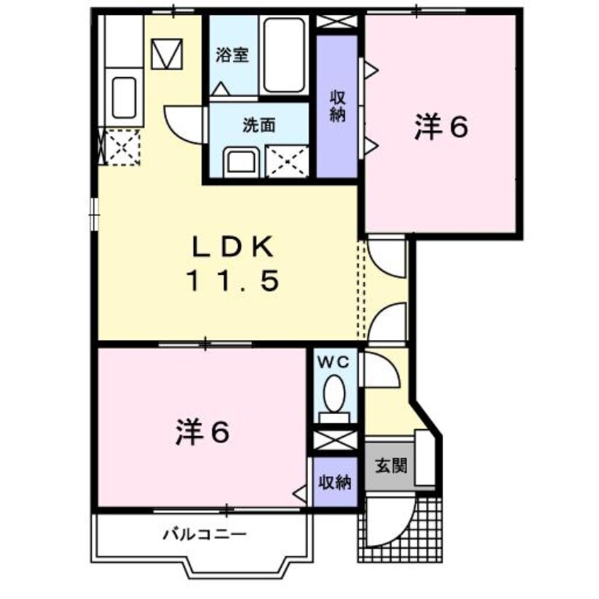 間取図 ロメオエステートⅡ