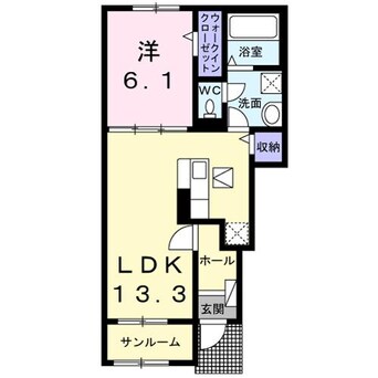 間取図 チェリーブロッサム（深芝）