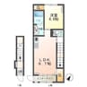 シェル グローリー（ＳｈｅｌｌＧｌｏｒｙ）B棟 1LDKの間取り