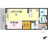 ハニー 1LDKの間取り