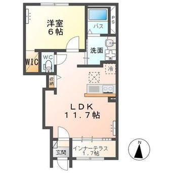 間取図 鹿嶋市宮津台アパートA棟新築工事