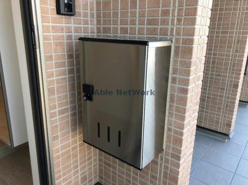 宅配ＢＯＸ※イメージ 鹿嶋市宮津台アパートA棟新築工事