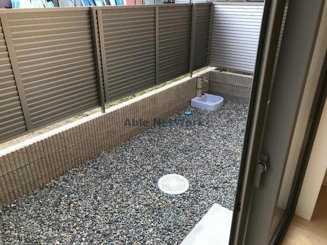 専有の南庭※イメージ 鹿嶋市宮津台アパートA棟新築工事