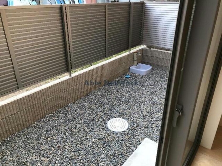 専有の南庭※イメージ 鹿嶋市宮津台アパートA棟新築工事