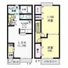 Ｍａｉｓｏｎ ｌａ ｍｅｒⅡ 2LDKの間取り