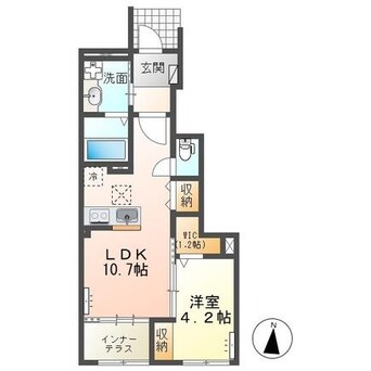 間取図 鹿嶋市宮津台アパートB棟新築工事