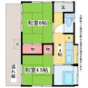 山中住宅 2Kの間取り