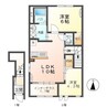 エスパース 2LDKの間取り
