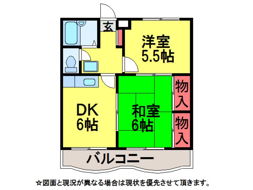 間取図 ﾉｱﾒｿﾞﾝ