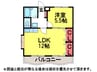 ﾉｱﾒｿﾞﾝ 1LDKの間取り