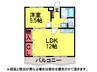 ﾉｱﾒｿﾞﾝ 1LDKの間取り