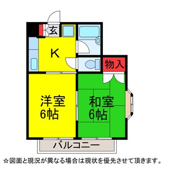 間取図 ﾊﾋﾟﾈｽﾊｲﾂ