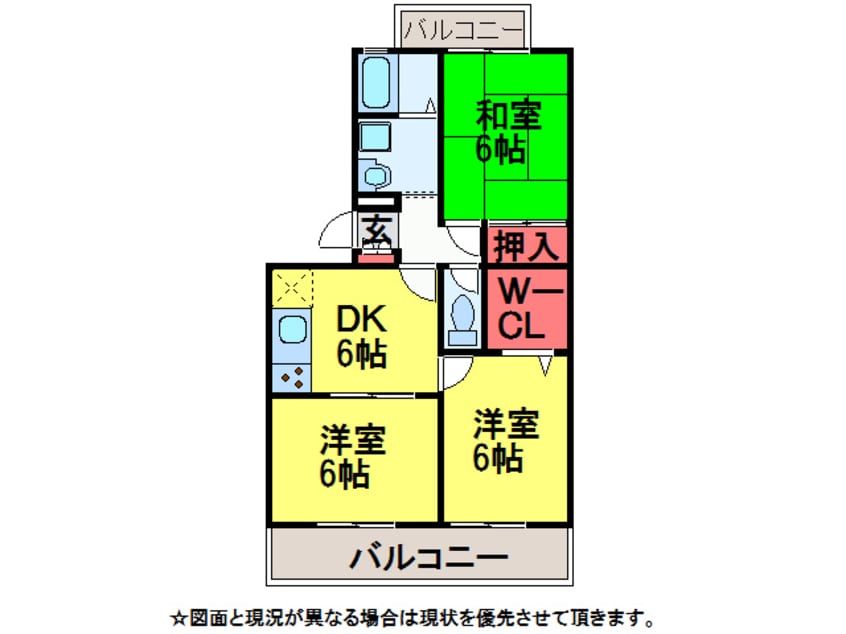 間取図 ｸﾞﾗﾝﾒｰﾙ千昭