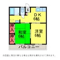 ｿﾜｻﾝﾄ成田Bの間取図