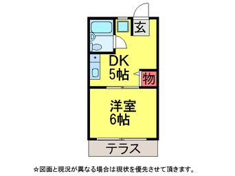 間取図 ﾄﾑｺﾘﾝｽﾞ