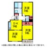 ｼｬﾀﾙ日吉台 3DKの間取り