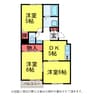 ｼｬﾀﾙ日吉台 3DKの間取り