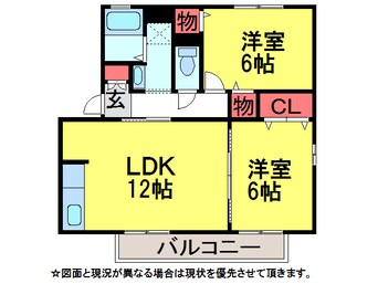 間取図 ﾄﾞﾘｰﾑﾊｲﾂⅢ
