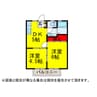ｴｲﾄﾊｲﾑ 2DKの間取り
