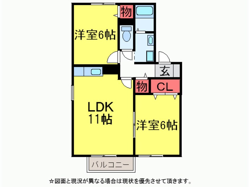 間取図 ﾄﾞﾘｰﾑﾊｲﾂⅠ