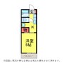 ｾｼﾞｭｰﾙ成田B棟 1Kの間取り