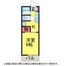 ｾｼﾞｭｰﾙ成田B棟 1Kの間取り