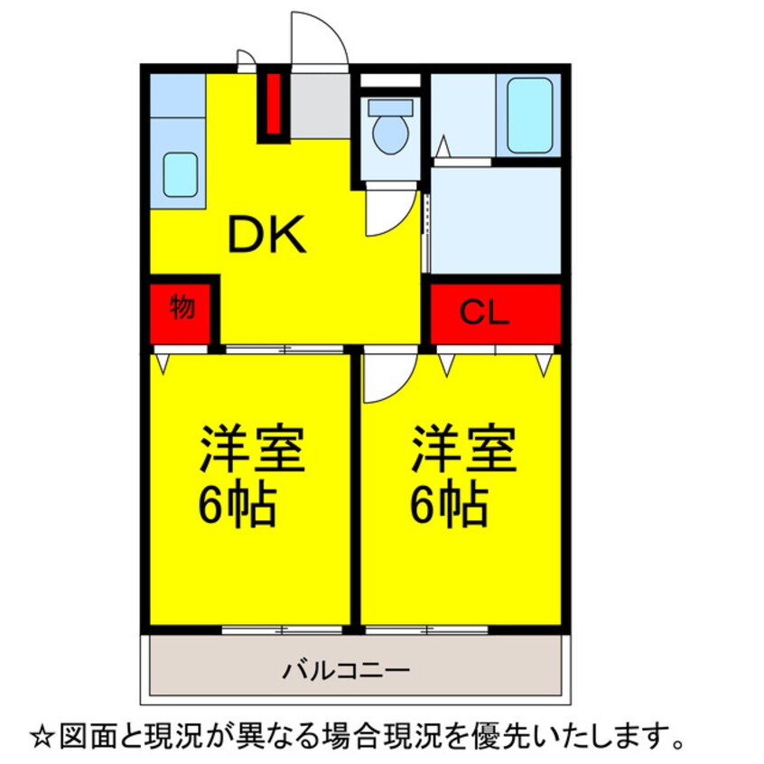 間取図 ｿﾌｨｱ中台