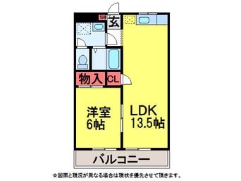 間取図 ｴｽﾍﾟﾗﾝｻB(酒々井）