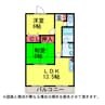 日成ﾊｲﾂⅡ 2LDKの間取り