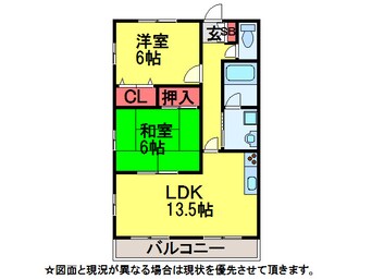 間取図 日成ﾊｲﾂⅡ