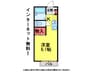 ｱﾙｶﾃﾞｨｱ 1Kの間取り