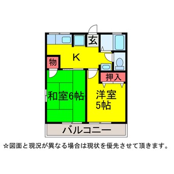 間取図 ｻﾝﾌｫﾚｽﾀ