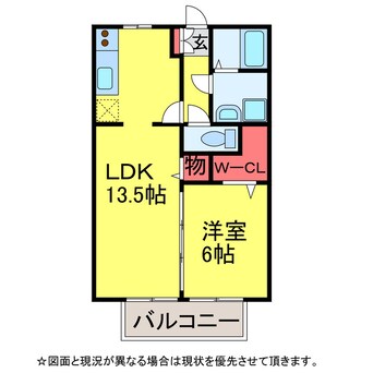 間取図 ﾕｳﾊｲﾂ