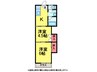 成田線/成田駅 車移動 1階 築35年 2Kの間取り