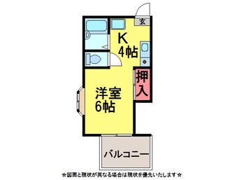 間取図 ｺｰﾎﾟｳﾁｳﾐ