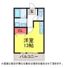 ｴｽﾎﾟﾜｰﾙⅠ 1Rの間取り