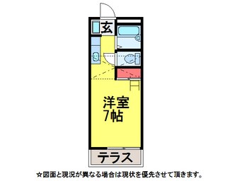 間取図 ｳｯﾃﾞｨﾊﾟﾚｽ大木