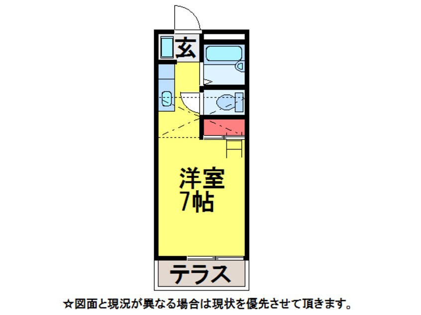 間取図 ｳｯﾃﾞｨﾊﾟﾚｽ大木