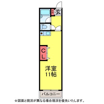 間取図 ﾒｿﾞﾝﾗﾊｲﾅⅡ