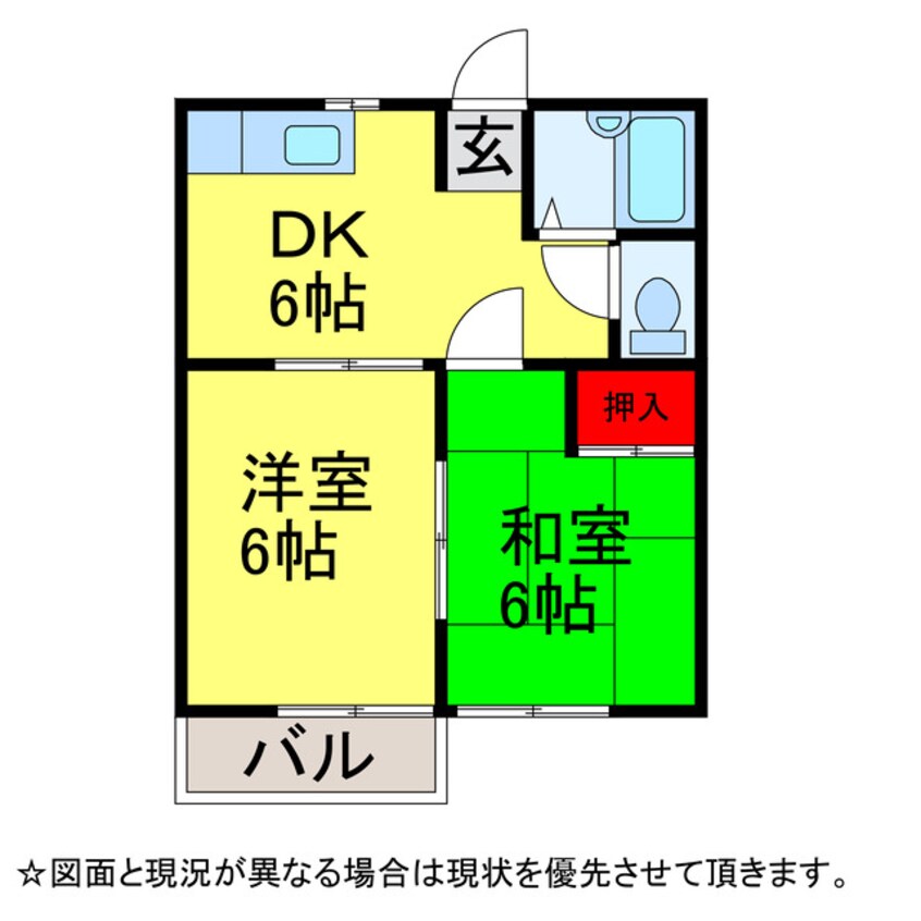 間取図 ﾒｿﾞﾝ21