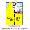 ｸﾞﾗﾝﾄﾞｰﾙC棟 1LDKの間取り