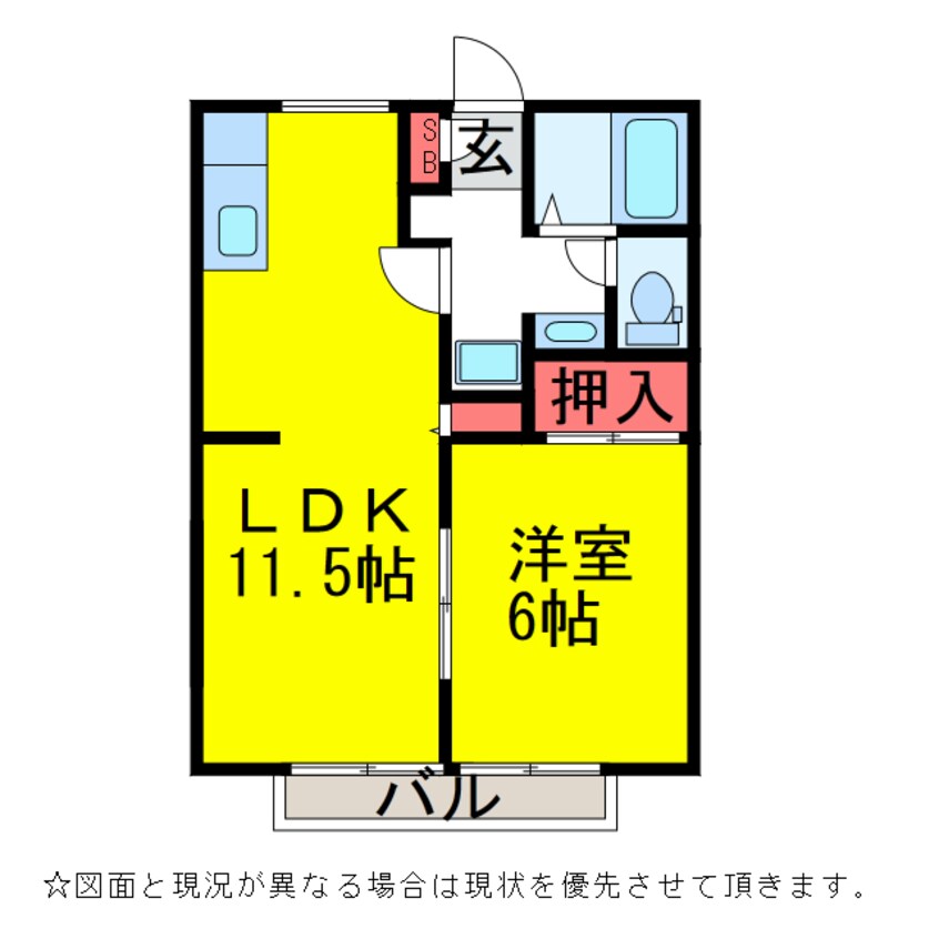 間取図 ｸﾞﾗﾝﾄﾞｰﾙD棟