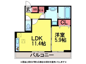 間取図 ﾄﾘｱﾉﾝ