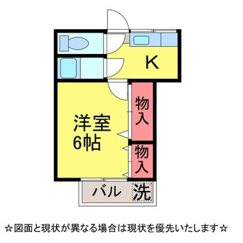 間取図 ｴﾘｰﾅﾊｲﾂ