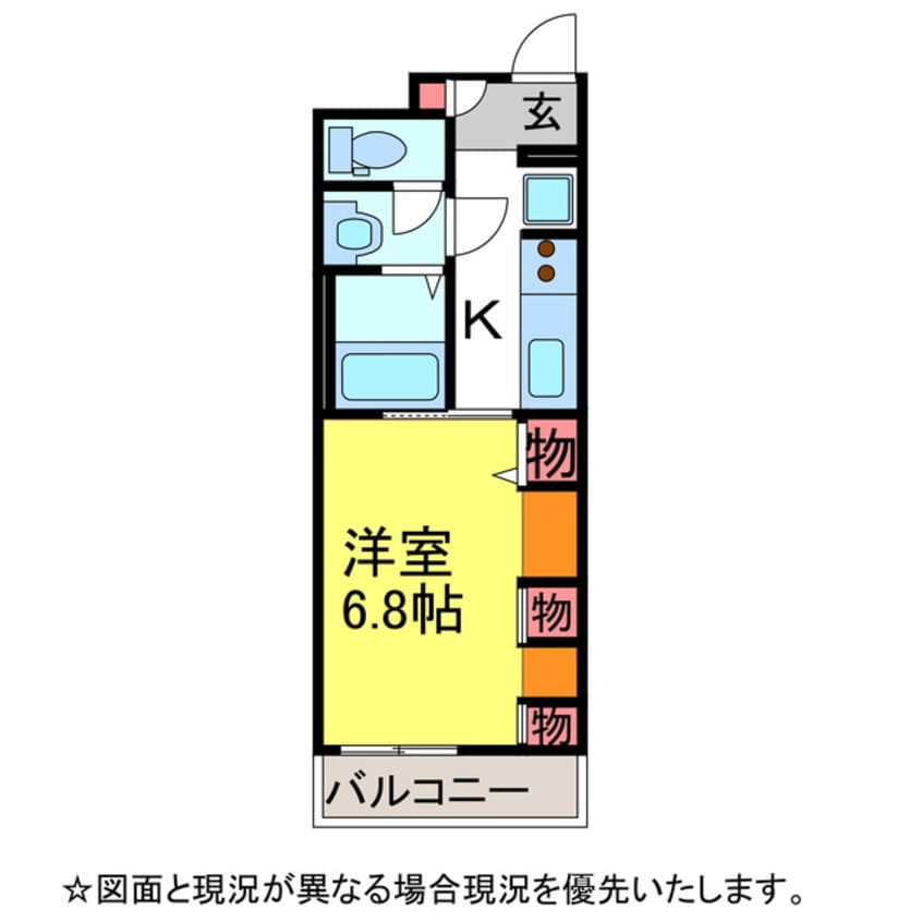 間取図 ﾘﾌﾞﾘ･ｸﾞﾗﾝﾊｲﾑ成田