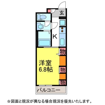 間取図 ﾘﾌﾞﾘ･ｸﾞﾗﾝﾊｲﾑ成田