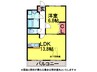 ﾌｧﾐﾘｱ富里 1LDKの間取り